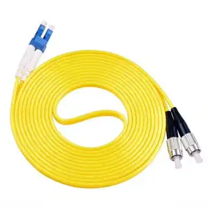 NETLINK OEM grado industrial IL 0.2dB RL 55dB dúplex modo único SM FC/UPC Cable de conexión de fibra óptica
