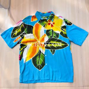 Camisa de Rayón Pintada a Mano Originalmente por Artesanos Balineses de Alta Calidad - Product Image 1
