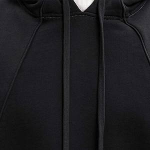 OEM recortado Boxy Mens Pullover sudaderas con capucha de alta calidad personalizado bordado de peso pesado sudaderas con capucha logotipo personalizado - Product Image 4