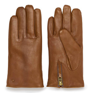 Guantes de Invierno Personalizados de Piel de Oveja con Pantalla Táctil, Forrados de Lana, Resistentes al Viento, Cálidos, de Gamuza, para Vestir, Ciclismo, Uso Diario y Fiestas - Product Image 1