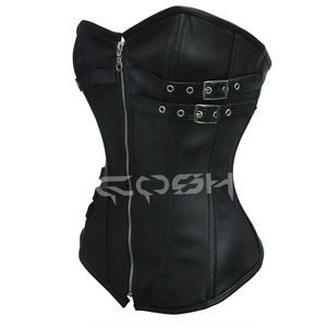 Proveedor Mayorista de Corsés Góticos Negros con Cierre - Product Image 1
