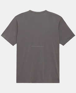 เสื้อยืดฮิปฮอปผู้ชายขายส่งปี 2026 ผ้าฝ้ายแท้ถักทอระบายอากาศ คอกลม ทรงปกติ สวมใส่สบาย สีพื้นเรียบๆ แบบดิจิทัล - Product Image 5