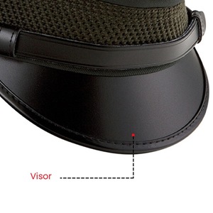 หมวกขนสัตว์สีดำปักลายพร้อมหมวกปักแนวยุทธวิธีหมวกแก๊ปมีปีกอุปกรณ์เสริมเครื่องแบบ - Product Image 4