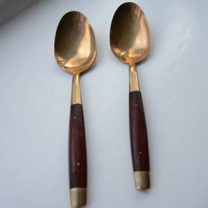 Buffalo Horn and Bone Metal <b>Kitchen</b> Holder for Spatulas Spoons <b>Tongs</b> More - Product Image 1