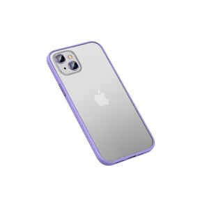 Funda Protectora Trasera Delgada Retro Premium para iPhone 13, Color Lila, Silicona Líquida, Antigolpes, Modelo A53, Compatible con 7 Plus - Product Image 1