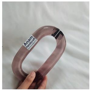 Adornos de Pared de Cadena Acrílica Modernos Personalizados, Hechos a Mano, Adornos Colgantes de Resina Modernos para Decoración del Hogar, Listos para el Festival Diwali - Product Image 1