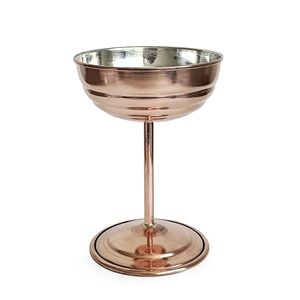 แก้วแก้วมาร์ตินี่ทรงสูงทองแดงทรงโบราณ ถ้วยมาร์ตินี่สีคอปเปอร์ 250 มล - Product Image 1