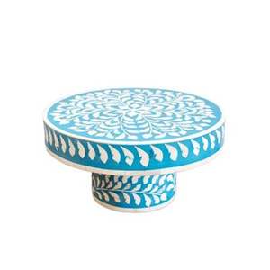 Round Shape Wood Bone Inlay Tableware <b>Cake</b> <b>Server</b> Ware Platter Stand Superior Quality Large Size Restaurant <b>Cake</b> Stand - Product Image 6