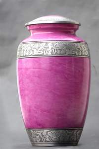 Adult Cremation Urns for Male/Female Funeral Urn for Human Ashes Decorative Urns for Ashes <b>Large</b> <b>Keepsake</b> <b>Box</b> (Royal Pink) - Product Image 3