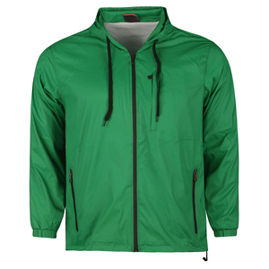 ชุดวอร์มกันลมน้ำหนักเบาของผู้ชายชุดวอร์มผ้าโพลีเอสเตอร์ออกแบบได้ตามต้องการ - Product Image 2