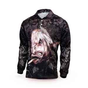 Ropa de Pesca para Hombre de Alta Calidad, Impresión Digital, Impermeable, UPF 50, Cierre de Botones, Transpirable, Cómoda, Personalizable, Spandex/Algodón - Product Image 6