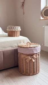 Cestas tejidas a mano ecológicas de mimbre de Vietnam y jacinto de agua, tamaños personalizados, Fabricante Mayorista - Product Image 3