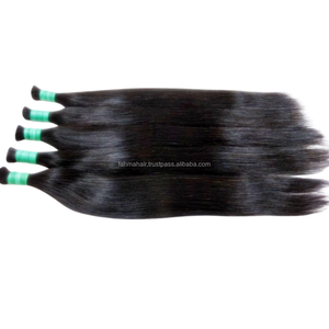 Brazilian Natural Hair Color 100% Raw Virgin Remy Hair Extensions Clip-in Cuticle Aligned <b>Tangle</b>-Free Soft Shiny Top Grade - Product Image 4