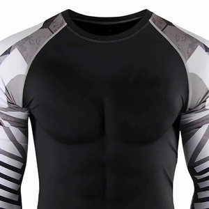Rashguard personnalisé de qualité supérieure, vente en gros, pas cher, haute qualité, Rashguard BJJ et MMA, Rashguard Jiu Jitsu - Product Image 2