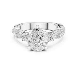 AILSA Bague en pierre précieuse de tanzanite véritable 10K en argent - Product Image 4