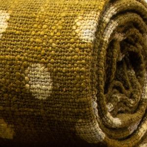 Última colección bloque de mano algodón lunares impreso sofá tiro de lujo para ropa de cama - Product Image 2