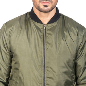 Bomber Jaet con capucha de alta calidad para hombre con botones frontales bordados Letterman Sports Wear para invierno - Product Image 5