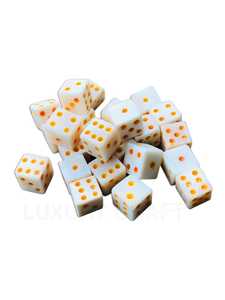 Vente en gros de dés en os de chameau de buffle naturel de bon style de 10 mm accessoires de jeu de table personnalisés en noir et blanc artisanat naturel - Product Image 4