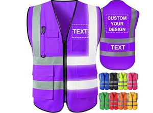 Tailles de gilet de sécurité imprimées sur mesure par OEM disponibles uniformes de garde de nuit pour des événements - Product Image 3