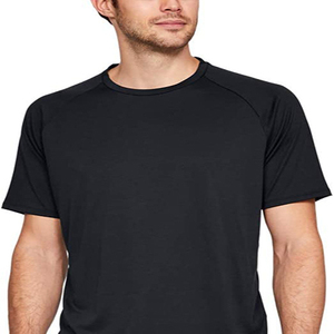 Camiseta de talla grande para hombre, manga corta, 100% algodón/poliéster, forro polar transpirable, comodidad de alta calidad, diseño de Color, gimnasio gráfico - Product Image 1
