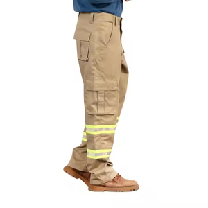 กางเกงทำงานไฮวิสของผู้ชายกางเกงทำงานสะท้อนแสงมีหลายกระเป๋าสามารถปรับแต่งโลโก้ได้ - Product Image 5