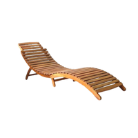 Chaises longues en teck écologiques de fabrication directe, lit de soleil Sunrise pour usage extérieur, chaises pliantes, couleur personnalisée, super qualité