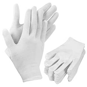 Guantes de Algodón Transpirables, Duraderos y Seguros, Protección Completa para los Dedos, Hechos en Pakistán, Guantes de Algodón Ligeros en Venta - Product Image 1
