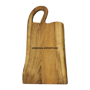 Planche à découper en bois fini naturel Bloc à découper fait à la main de belle qualité Planche à découper de luxe fini naturel - Product Image 3