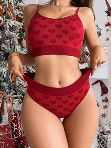 Offre spéciale broderie soutien-gorge et slip ensembles en coton Spandex ou Polyester pour femmes filles Sublimation disponible en gros - Product Image 3