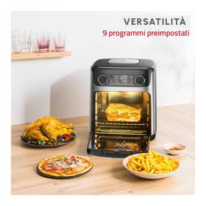 Friteuse à air multifonctionnelle 1800W AL556D Argent & Noir 9-en-1 15L Modèle Easy Fry 1510002788 - Product Image 3