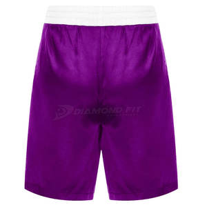 Shorts de boxe en polyester de haute qualité, écologiques, à séchage rapide et respirants pour hommes, avec logo personnalisé, vêtements de sport pour le fitness et la course à pied - Product Image 5