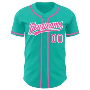 Camiseta de béisbol bordada absorbente de sudor cómoda y de moda personalizada de alta calidad para uniformes de béisbol de fábricas - Product Image 2