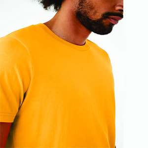 T-shirt à col rond pour hommes, couleur unie, respirant, coupe ample, vêtements de fitness décontractés, prix - Product Image 5