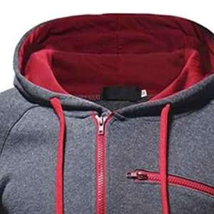 Sudadera con Capucha de Forro Polar Grueso Personalizada para Invierno, Marca Privada OEM/ODM con Logotipo Bordado Personalizado - Product Image 5