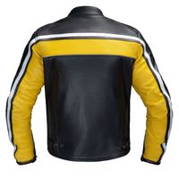 Veste en cuir de motard pour la course de motocyclePorter pour l'équitation Veste en cuir de vachette véritable Moto Racing Custom Leather Gears