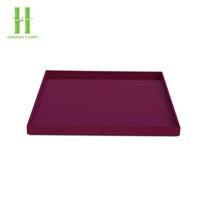 BEST SELLER Plateau de service rectangulaire en laque artisanal de haute qualité pour restaurant et hôtel Fabriqué au Vietnam - Product Image 4