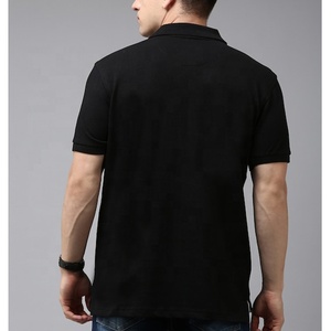 ZN - T-shirt polo de travail à manches courtes de couleur noire, vêtements de sport et de travail pour hommes - Product Image 2