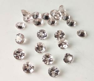 มอร์แกนไนต์ธรรมชาติขนาด4มม.-10มม. อัญมณีหลวมทำด้วยมือคุณภาพสูงสำหรับการทำเครื่องประดับ - Product Image 1