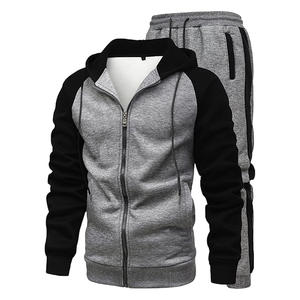 2025 hombres Sudadera con capucha chándal 2 piezas conjunto Atlético Casual Sudadera con capucha y Joggers conjunto chándal trajes - Product Image 6