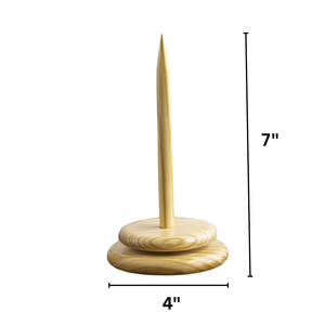Soporte de Hilo de Madera para Ovillos de Hilo, Dispensador de Hilo para Tejer y Hacer Ganchillo, Fabricado en Vietnam - Product Image 2