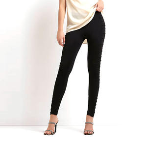 Pantalons de yoga pour femmes de qualité supérieure à vendre/Pantalon de yoga pour femmes en tissu 100% coton au prix le plus bas - Product Image 1