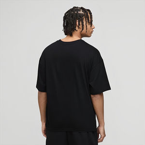 Venta al por mayor personalizado peso pesado 100% algodón recortado serigrafía camiseta Vintage hombro caído Boxy Fit alta calidad Vintage tejido - Product Image 2