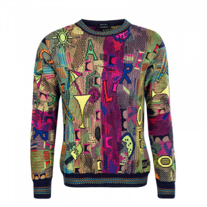 Suéter de Punto Personalizado para Hombre, Talla Grande, Estilo Casual, Algodón Premium, Transpirable, Cualquier Color, Económico, MOQ Bangladesh, 2024 - Product Image 4