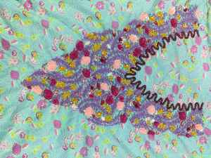 Jalabiya de Algodón Bordada a Mano con Cuentas, Manga Larga, Diseño ODM, Vestido de Fiesta de Longitud Media con Estampado de Mariposas y Animales, Patrones de Estrellas - Product Image 3