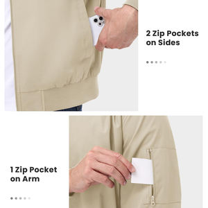 Chaqueta Cortavientos para Hombre, Nueva Moda, Tejido Resistente, Tendencia Superior, Chaqueta Impermeable Moderna para Hombre con Calidad Premium - Product Image 4