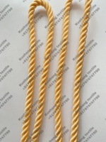Cordon de luxe en polyester 100% pour bijoux, rideaux et vêtements, personnalisable en couleurs et tailles, vente en gros