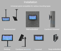 Computadora Industrial de 15.6 Pulgadas con Pantalla Táctil Todo en Uno, Servicio Personalizado, Panel Táctil Industrial