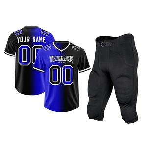 Maillot de football américain pour hommes à la mode à séchage rapide haut à manches courtes uniforme d'équipe pour adultes - Product Image 1