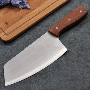Couperet tranchant personnalisé couteau de chef de cuisine en acier inoxydable trancher la viande couteau à découper manche en bois couteau de boucher pakistanais - Product Image 5