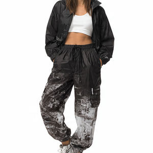 กางเกงกันลมสำหรับผู้หญิง กางเกงกันฝนน้ำหนักเบา กางเกงเดินป่าสำหรับผู้หญิง - Product Image 2